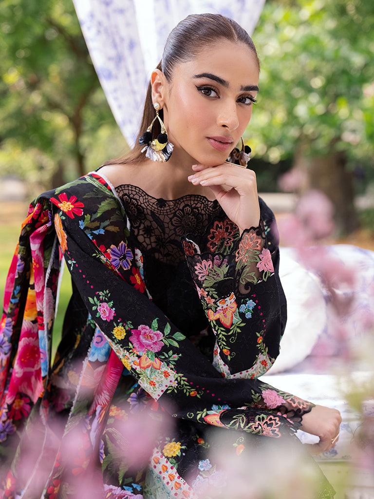 Rajbari | Schiffli Printkari Exclusive | Schiffli Printkari - 03 - Official Rajbari - Agha Fabrics UK