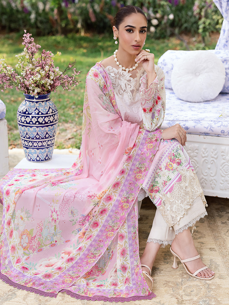 Rajbari | Schiffli Printkari Exclusive | Schiffli Printkari - 07 - Official Rajbari - Agha Fabrics UK