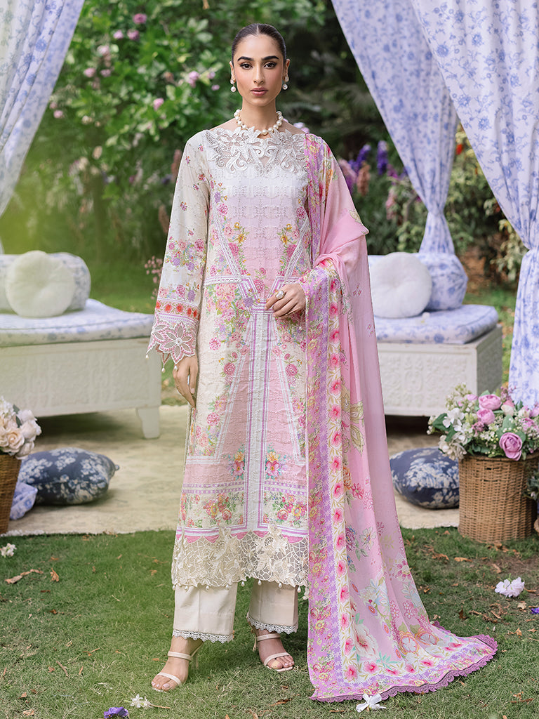 Rajbari | Schiffli Printkari Exclusive | Schiffli Printkari - 07 - Official Rajbari - Agha Fabrics UK