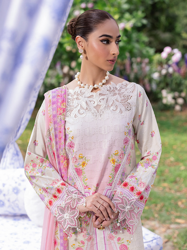 Rajbari | Schiffli Printkari Exclusive | Schiffli Printkari - 07 - Official Rajbari - Agha Fabrics UK