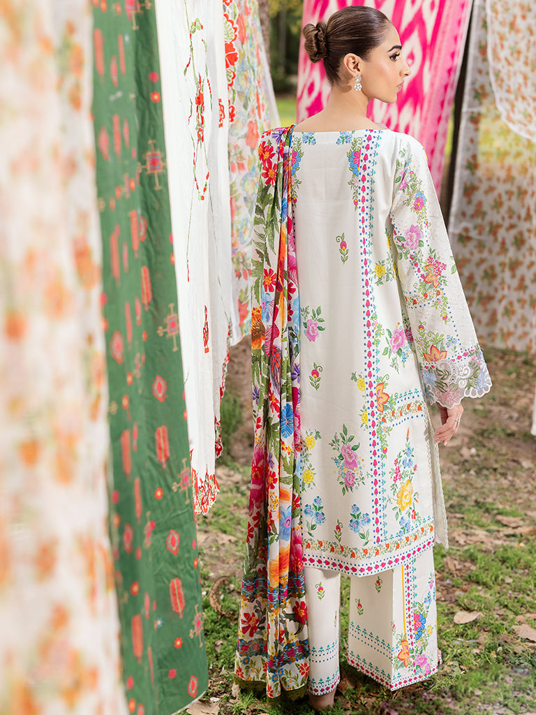 Rajbari | Schiffli Printkari Exclusive | Schiffli Printkari - 08 - Official Rajbari - Agha Fabrics UK