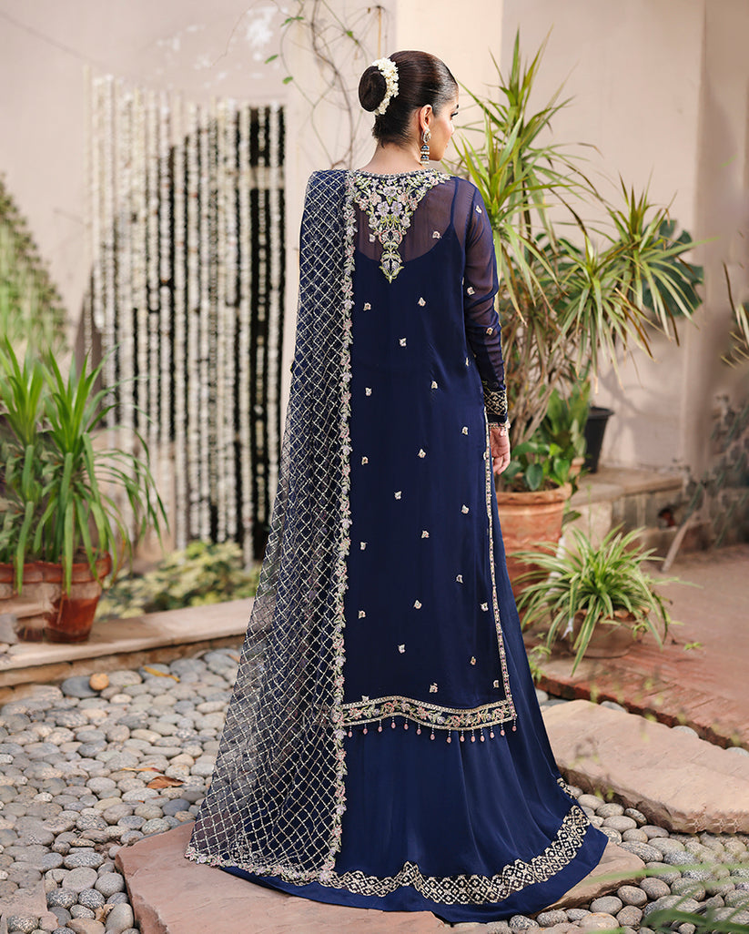 Roheenaz | Aangan Chiffon Collection 25 | Nilofar