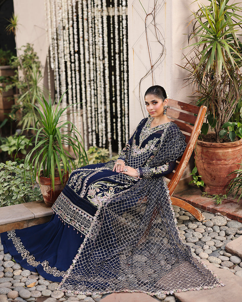 Roheenaz | Aangan Chiffon Collection 25 | Nilofar