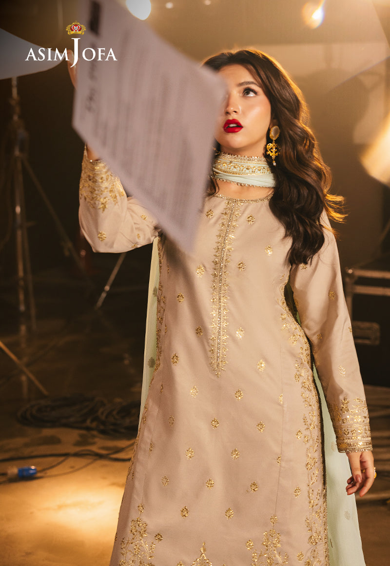 Asim Jofa | Festive Collection 25 | AJLF-13 - Official Asim Jofa - Agha Fabrics UK