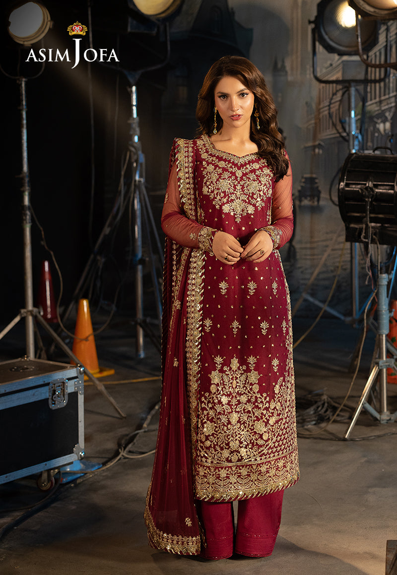 Asim Jofa | Festive Collection 25 | AJLLF-01 - Official Asim Jofa - Agha Fabrics UK