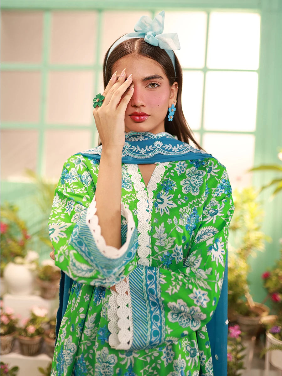 Salitex | Izel Lawn 24 | LUXURY LAWN EMBROIDERED SUIT