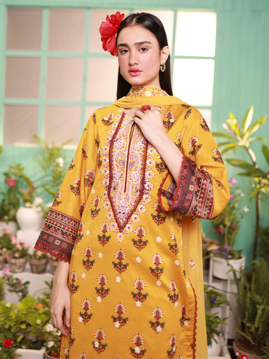 Salitex | Izel Lawn 24 | LUXURY LAWN EMBROIDERED SUIT