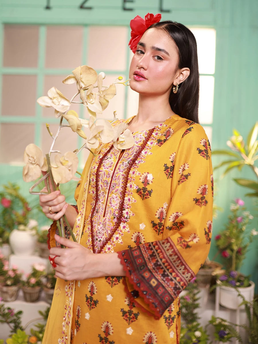 Salitex | Izel Lawn 24 | LUXURY LAWN EMBROIDERED SUIT