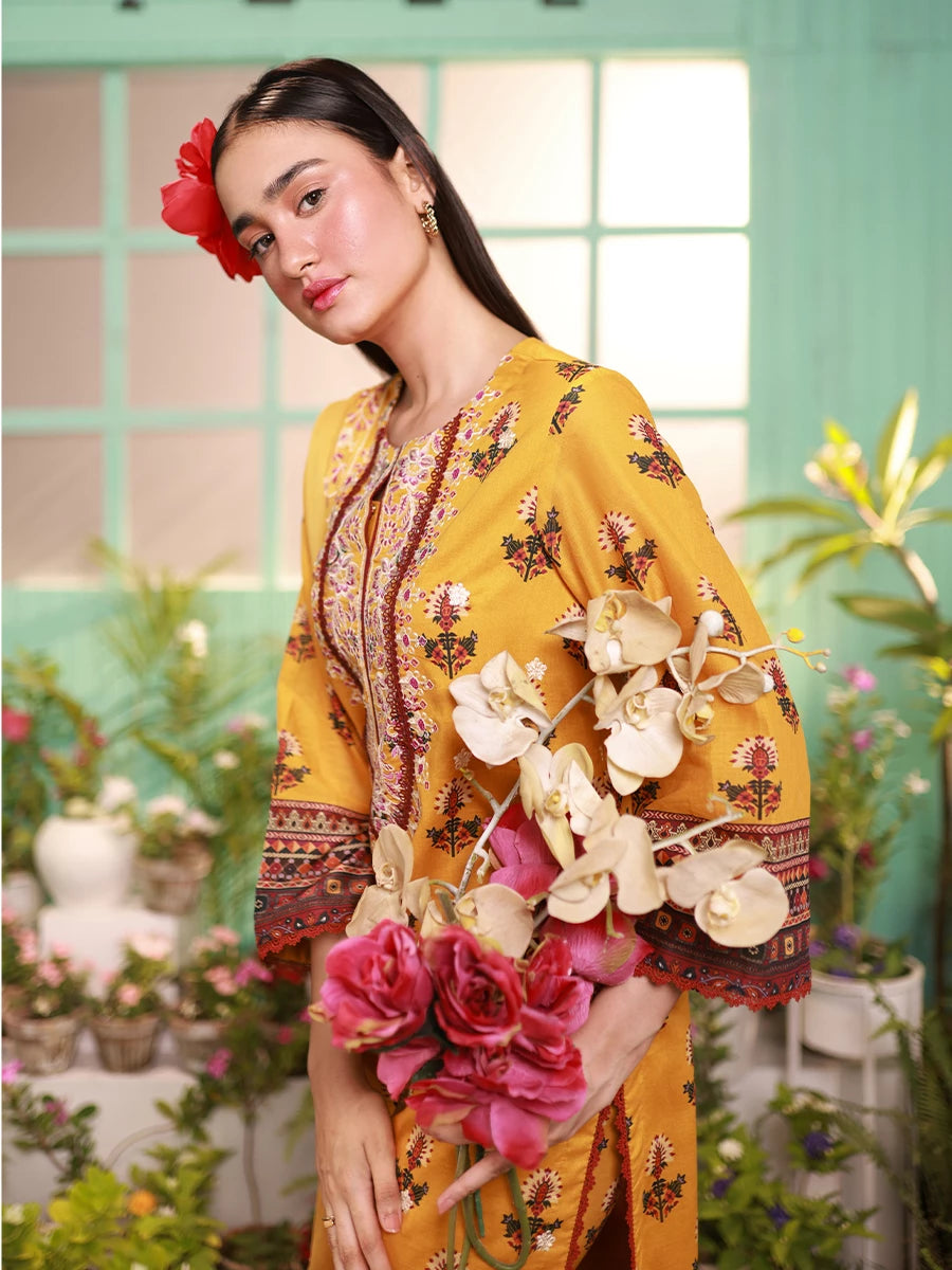 Salitex | Izel Lawn 24 | LUXURY LAWN EMBROIDERED SUIT