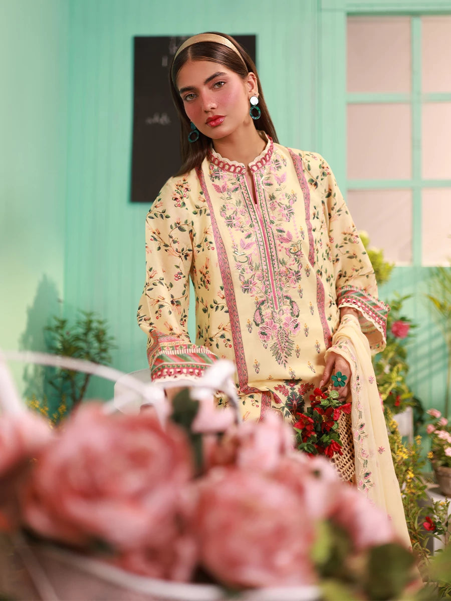 Salitex | Izel Lawn 24 | LUXURY LAWN EMBROIDERED SUIT