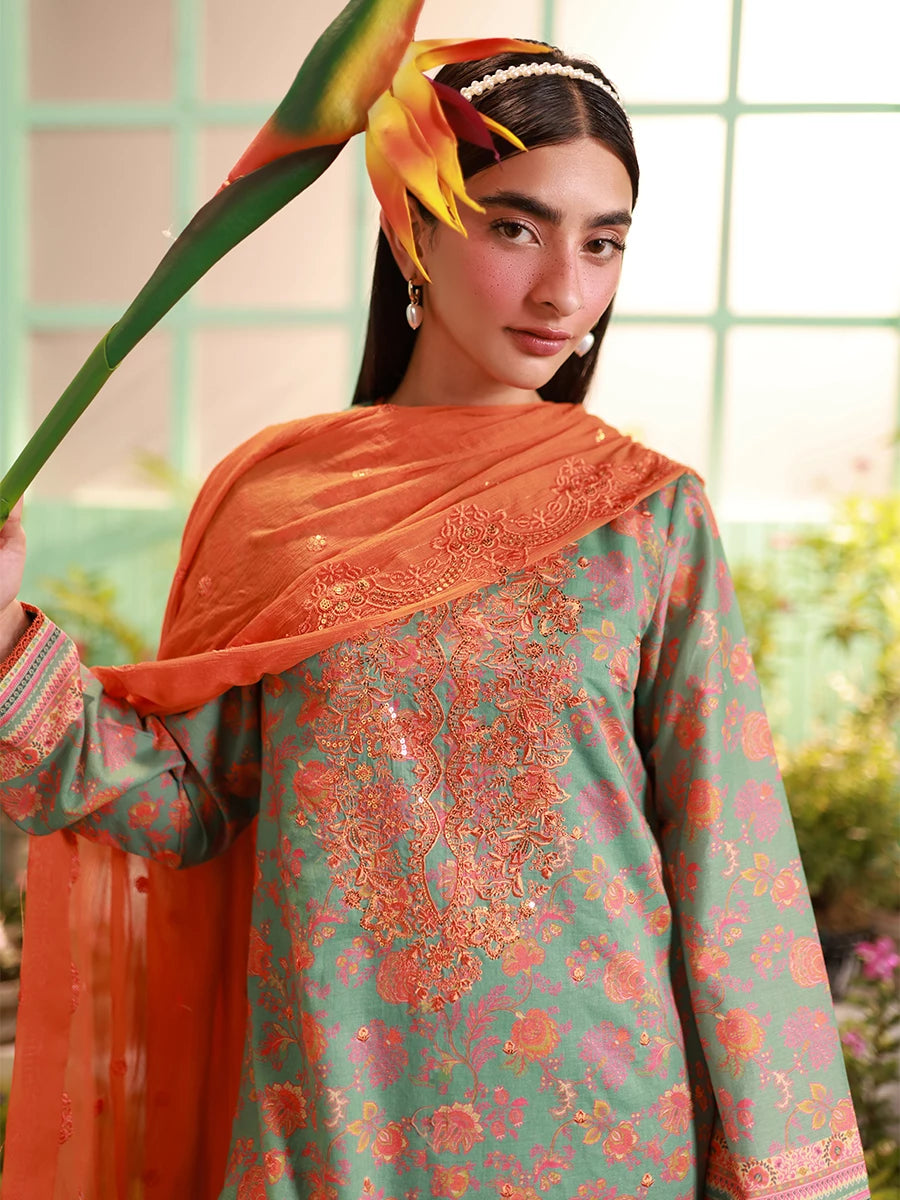 Salitex | Izel Lawn 24 | LUXURY LAWN EMBROIDERED SUIT