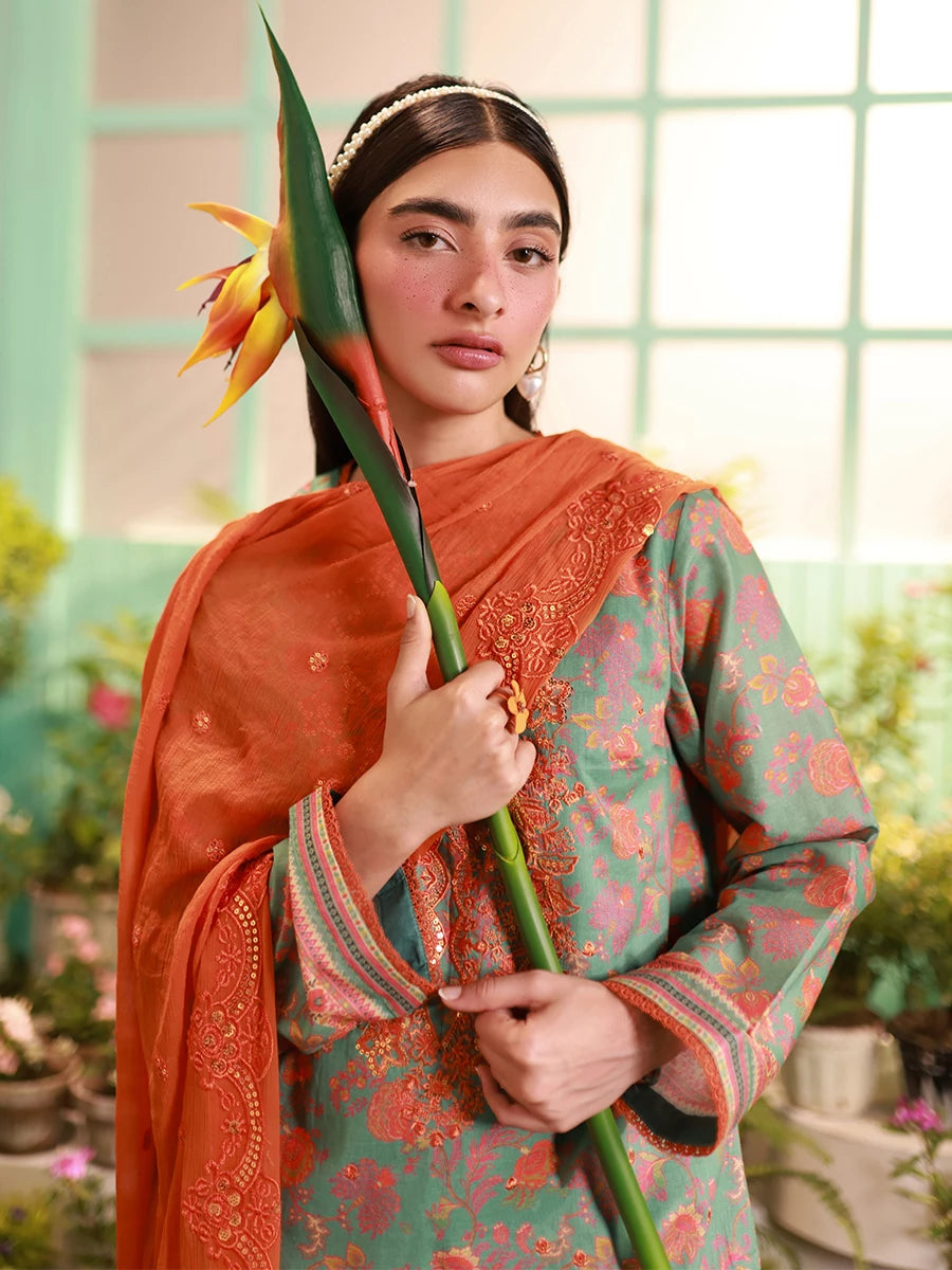 Salitex | Izel Lawn 24 | LUXURY LAWN EMBROIDERED SUIT