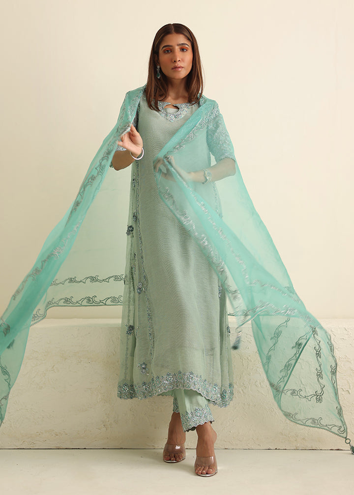 Umsha | Luxury Pret | MISTY SKY BLUE