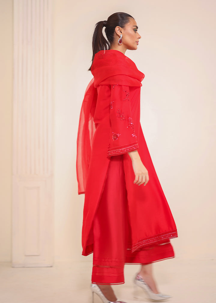 Umsha | Luxury Pret | RAVISIHING SCARLET