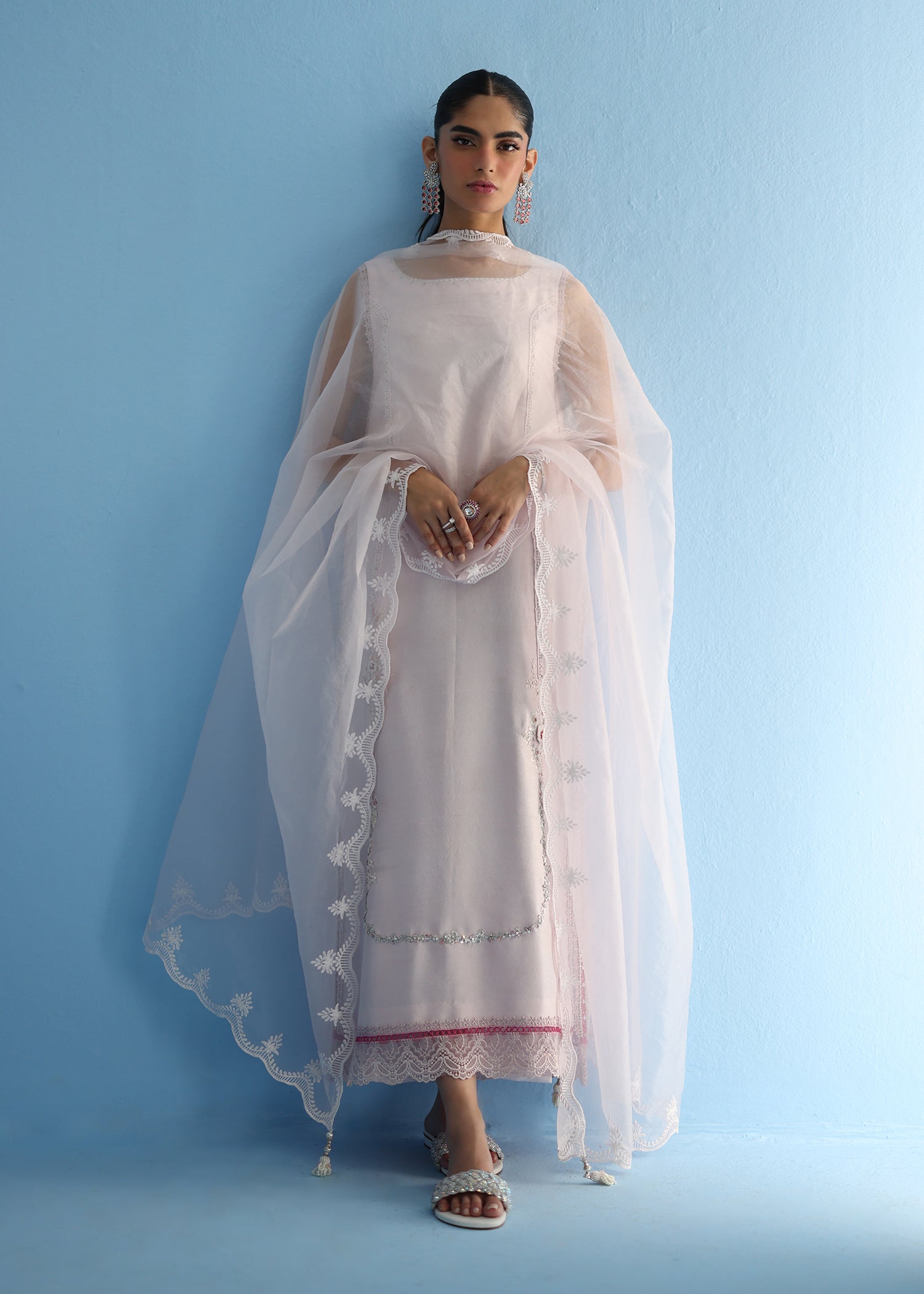 Umsha | Luxury Pret | PINK SPLASH