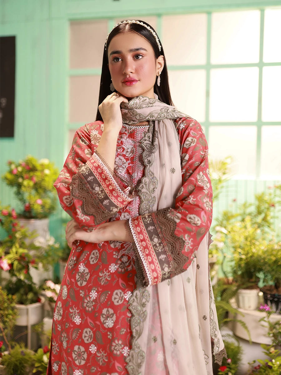Salitex | Izel Lawn 24 | LUXURY LAWN EMBROIDERED SUIT