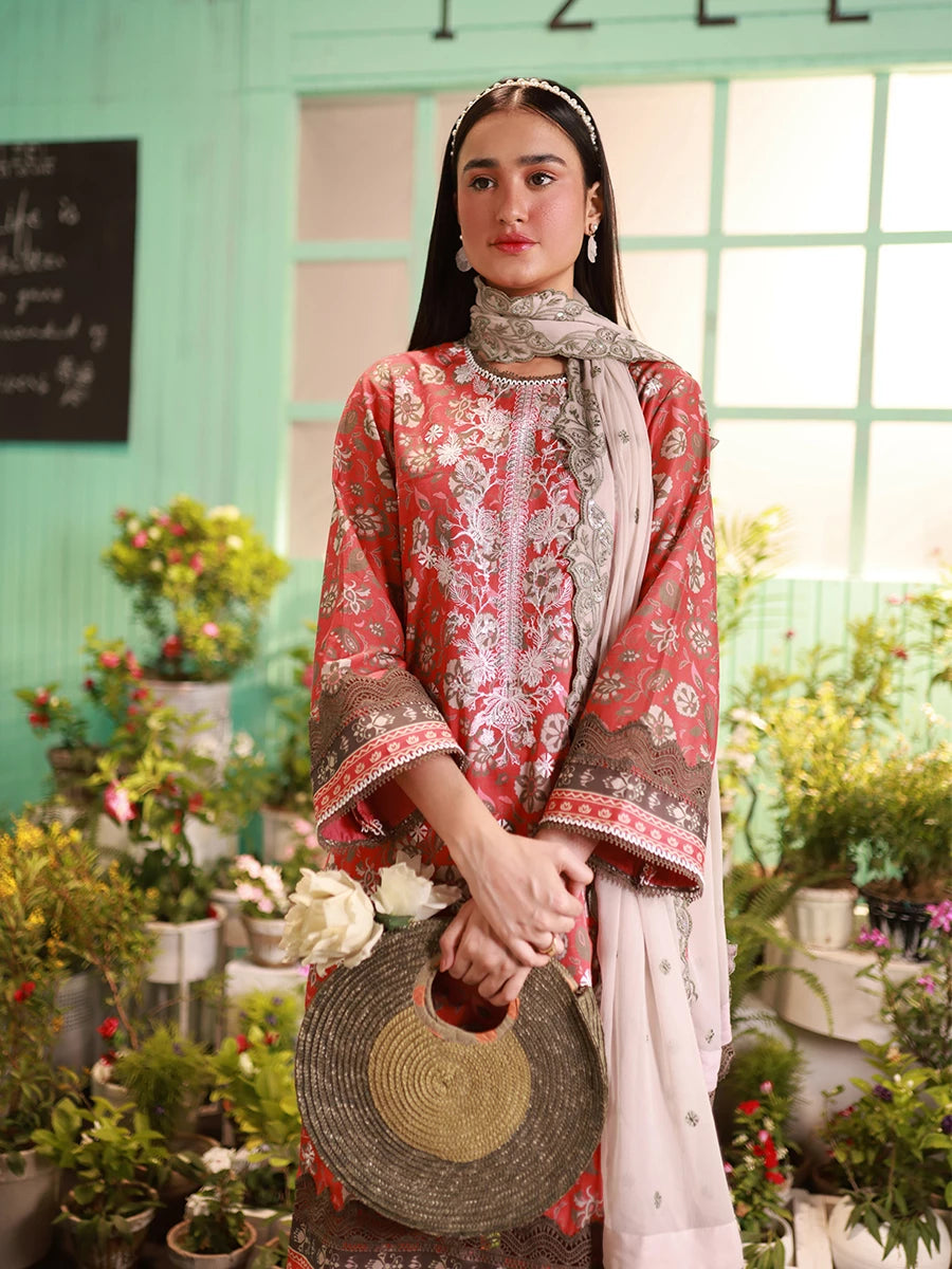 Salitex | Izel Lawn 24 | LUXURY LAWN EMBROIDERED SUIT
