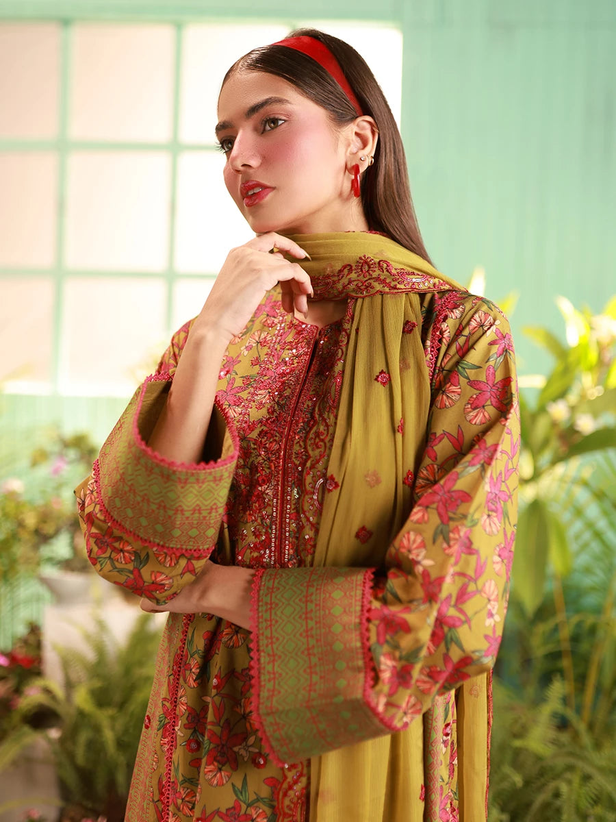 Salitex | Izel Lawn 24 | LUXURY LAWN EMBROIDERED SUIT