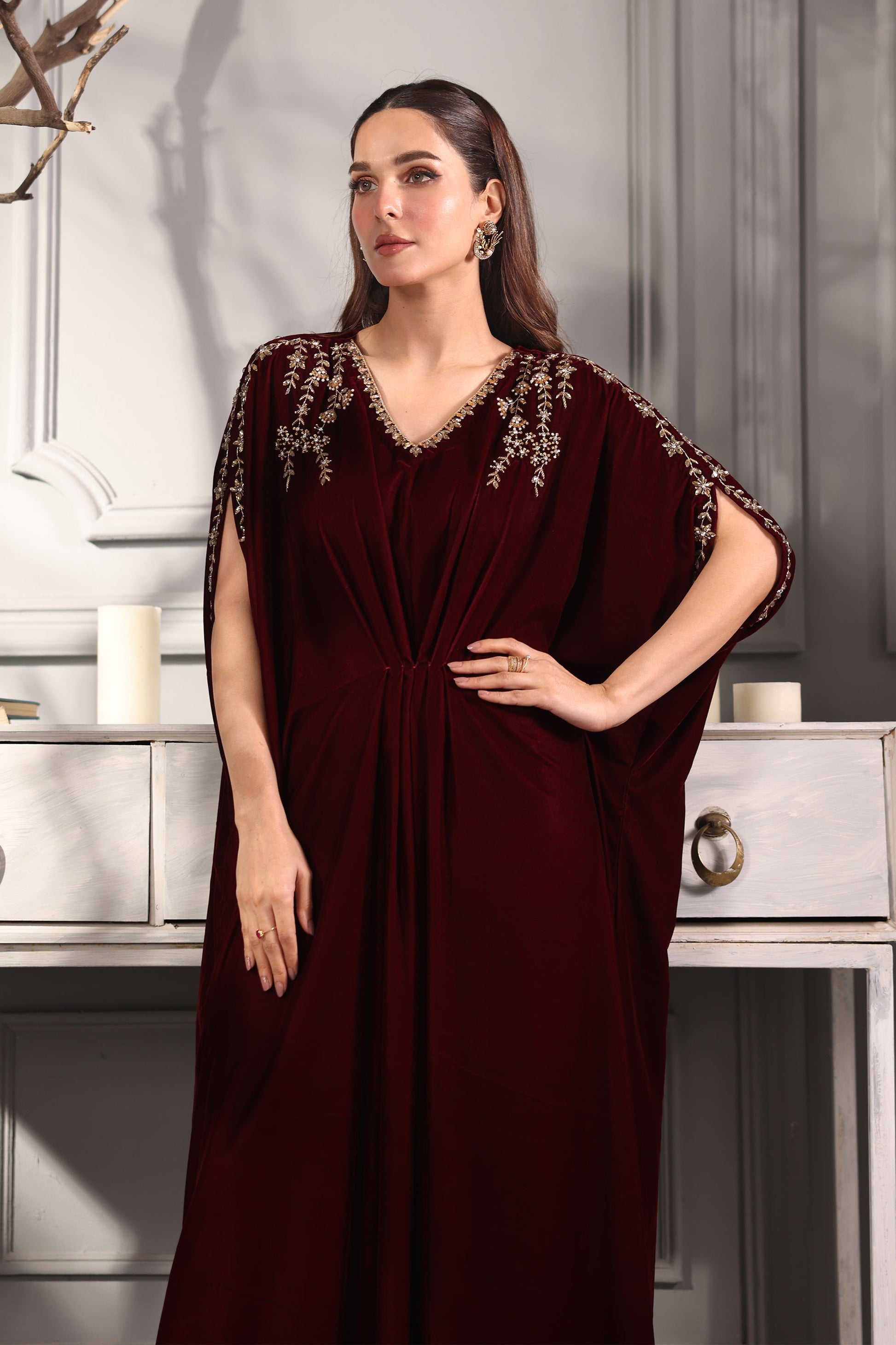 Hana | Mavi Velvets | Majestic Muse - Official Hana - Agha Fabrics UK