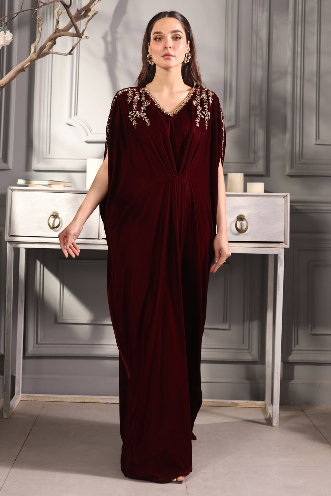 Hana | Mavi Velvets | Majestic Muse - Official Hana - Agha Fabrics UK