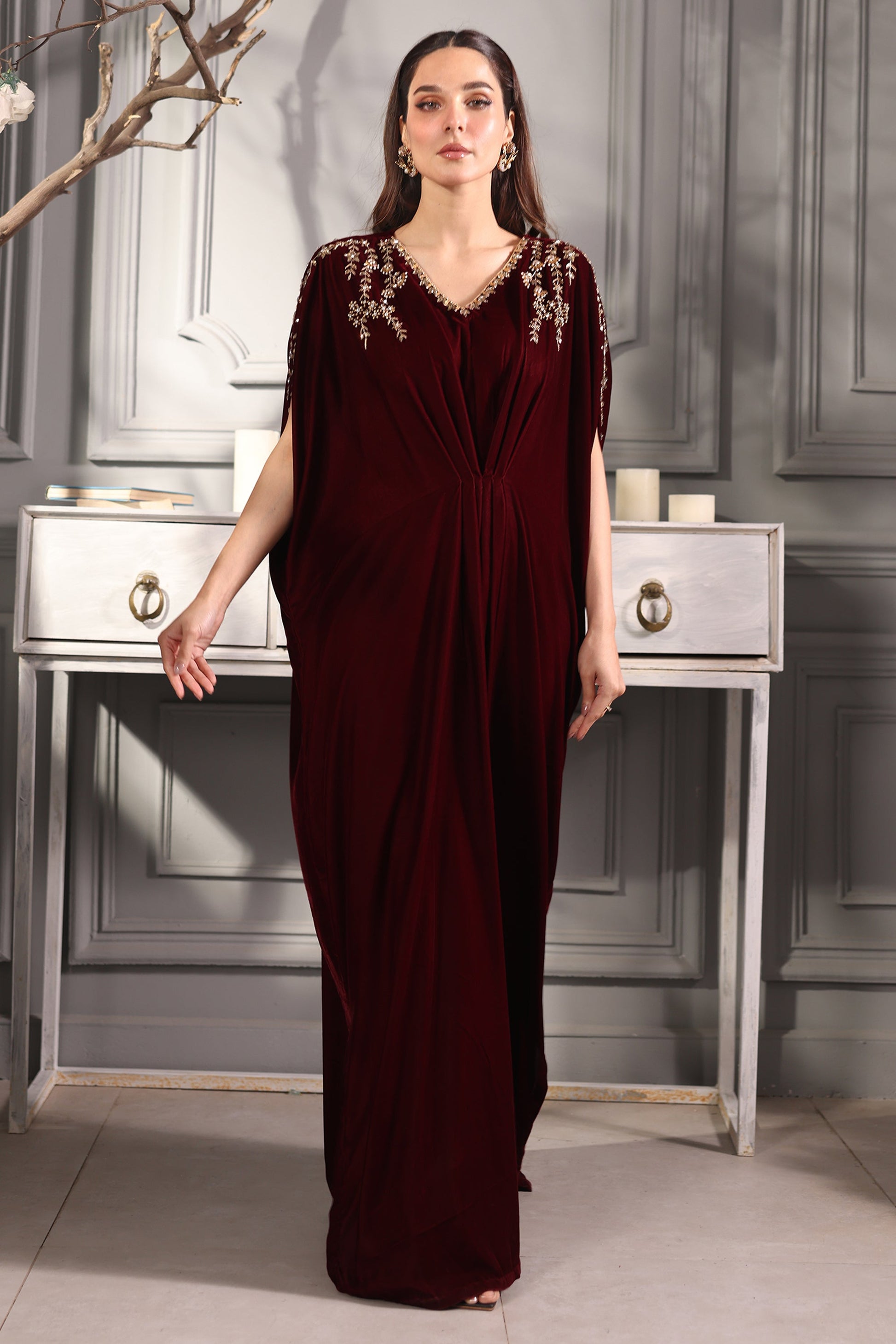 Hana | Mavi Velvets | Majestic Muse - Official Hana - Agha Fabrics UK