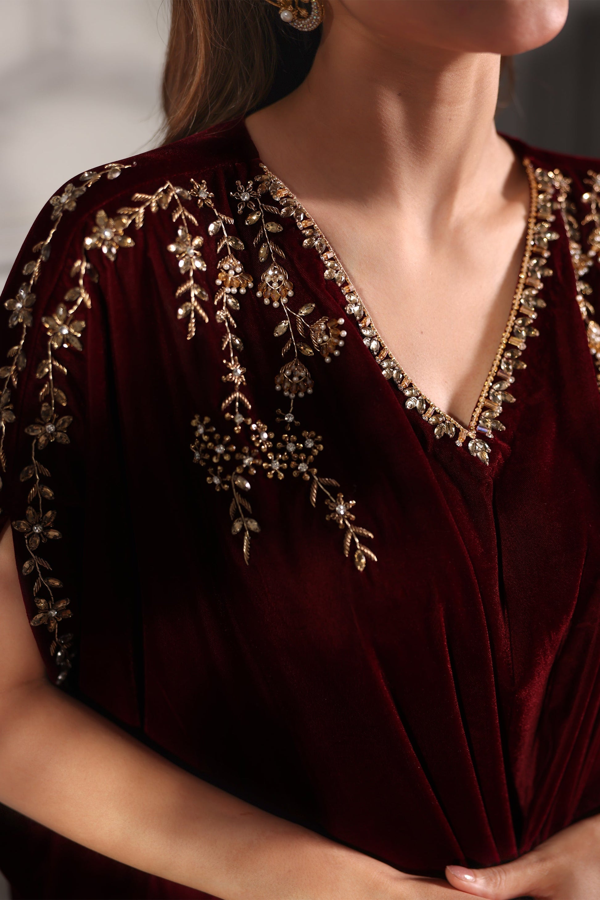 Hana | Mavi Velvets | Majestic Muse - Official Hana - Agha Fabrics UK