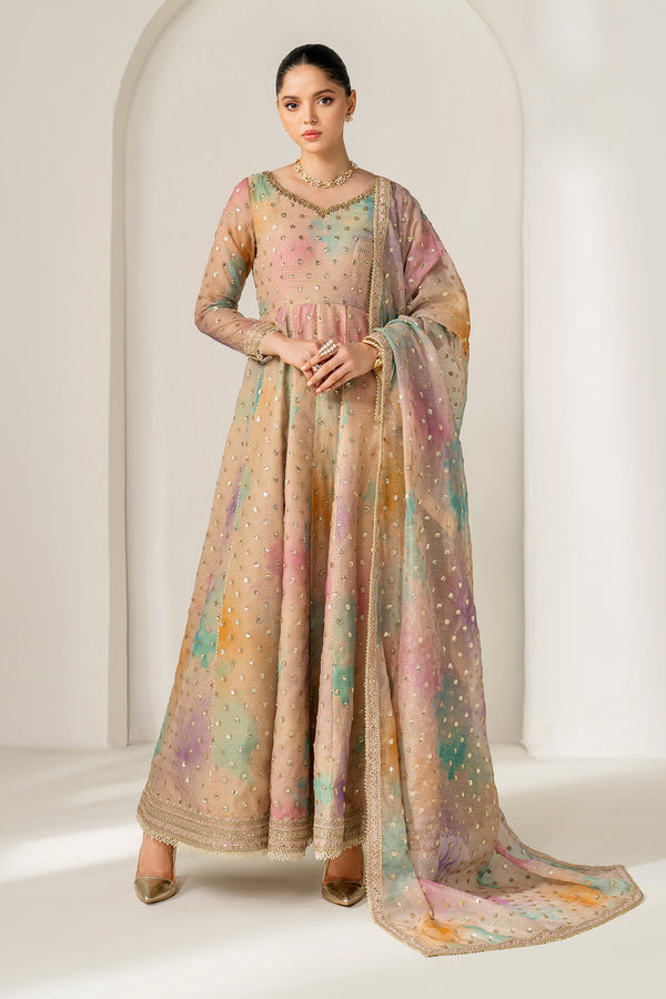 Baroque | Luxury Pret 25 | EMBROIDERED COTTON PATTI PR-1138 - Official Baroque - Agha Fabrics UK