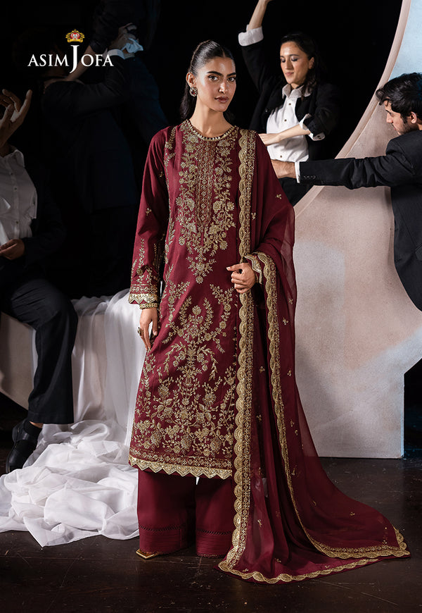Asim Jofa | Festive Collection 25 | AJLF-02 - Official Asim Jofa - Agha Fabrics UK