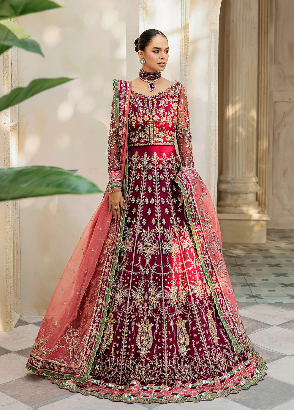 Gulaal | Wedding Formals | Ashmiza GL-WS-23V1-36 - Official Gulaal - Agha Fabrics UK