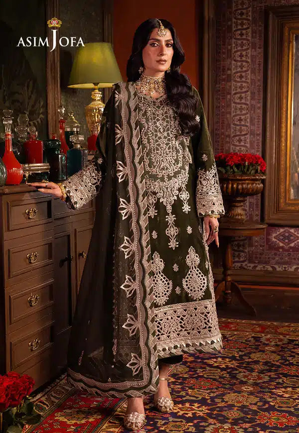Asim Jofa | Makhmal Wedding Velvet 23 | AJMM-05 - Official Asim Jofa - Agha Fabrics UK