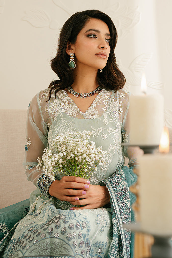 Cross Stitch | Luxe Atelier 24 | AQUAMARINE AZURE - Official Cross Stitch - Agha Fabrics UK