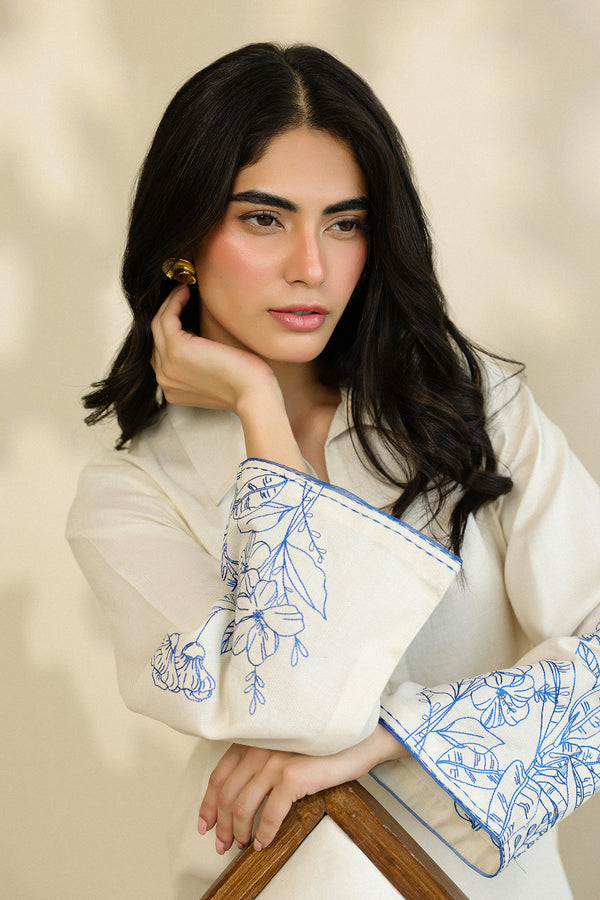 Sahar | Pre Essential Emb Edit | Camellia Pearl