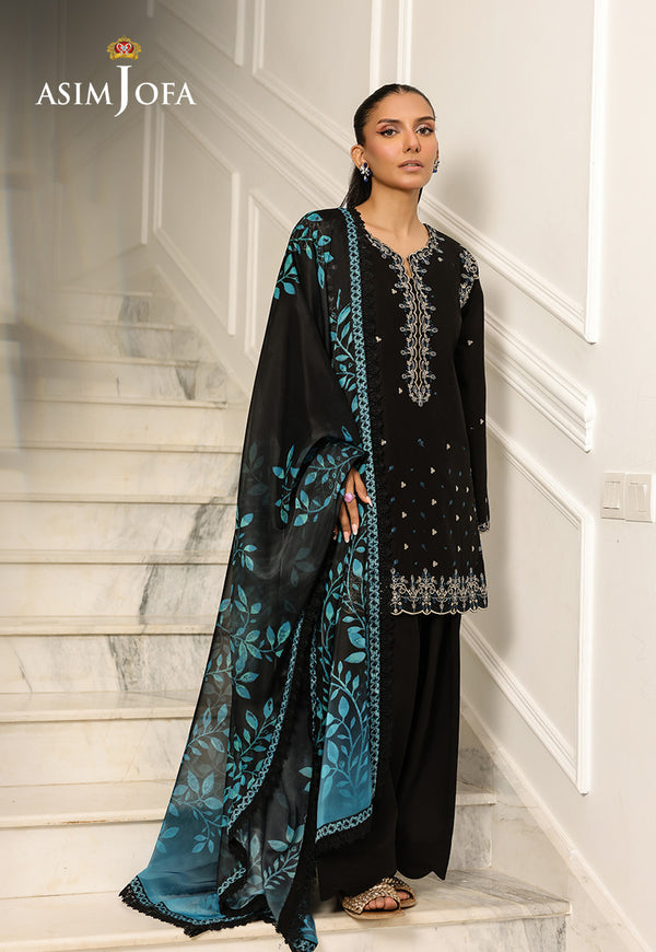Asim Jofa | Summer Rhapsody | AJMCH-01 EMBROIDERED CAMBRIC - Official Asim Jofa - Agha Fabrics UK