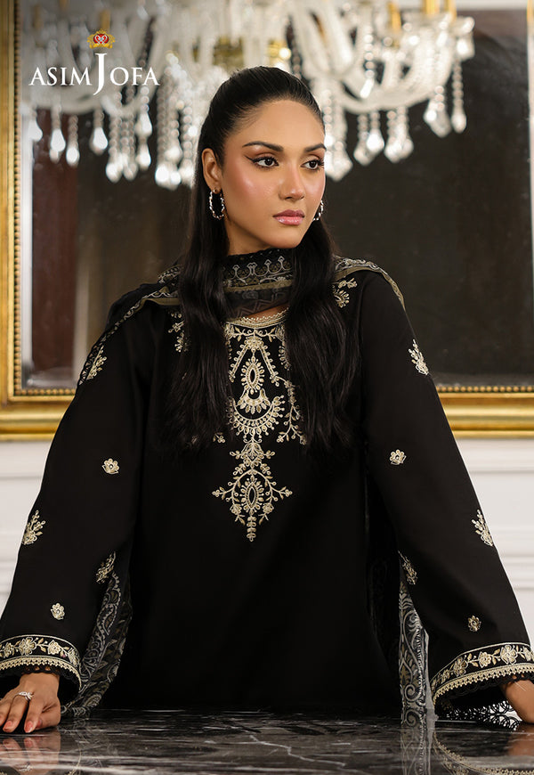 Asim Jofa | Summer Rhapsody | AJMCH-09 EMBROIDERED CAMBRIC - Official Asim Jofa - Agha Fabrics UK