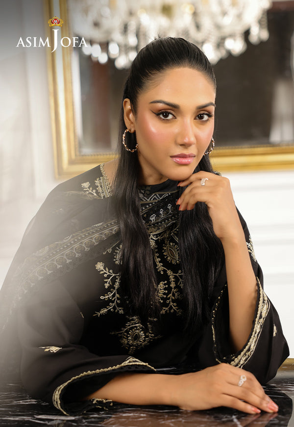 Asim Jofa | Summer Rhapsody | AJMCH-09 EMBROIDERED CAMBRIC - Official Asim Jofa - Agha Fabrics UK