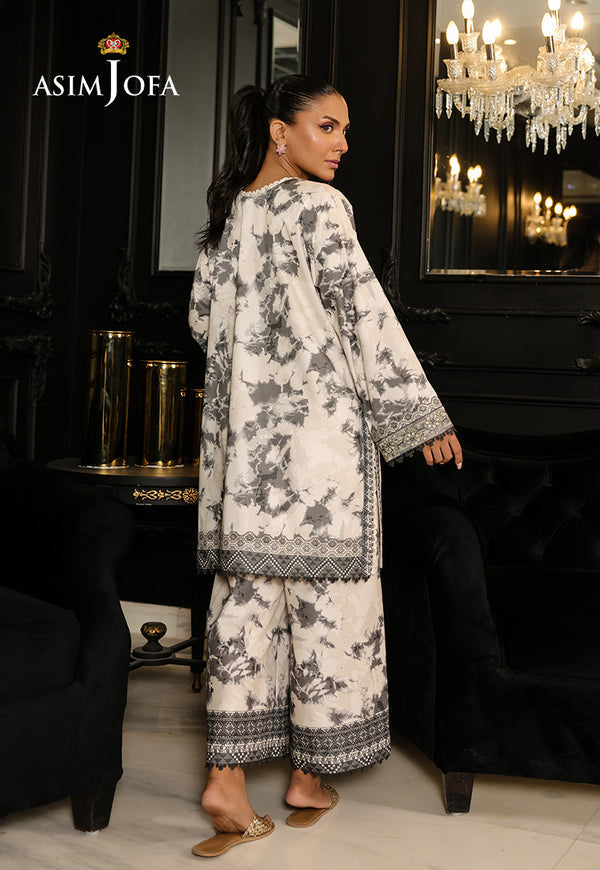 Asim Jofa | Summer Rhapsody | AJMCH-08 EMBROIDERED CAMBRIC - Official Asim Jofa - Agha Fabrics UK