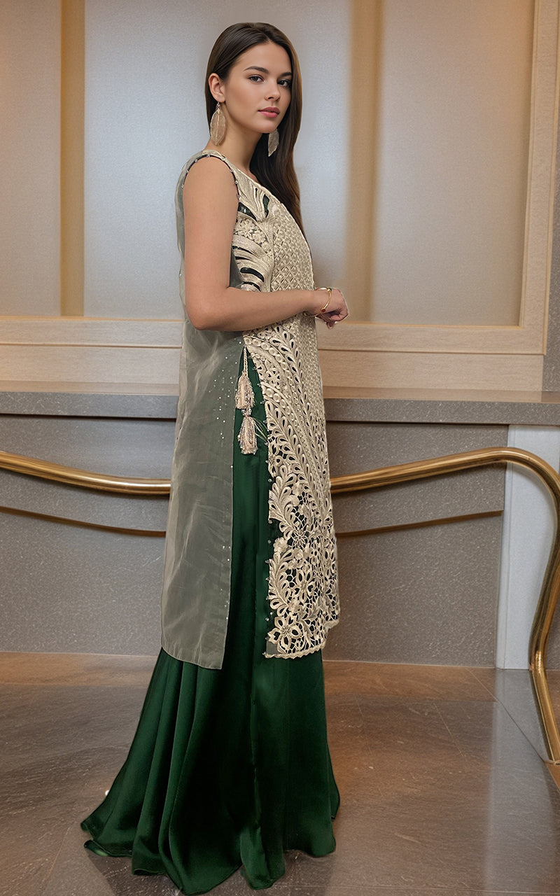 Threads and Motifs | Formal Dresses 25 | Embroidered Jacket With Skirt