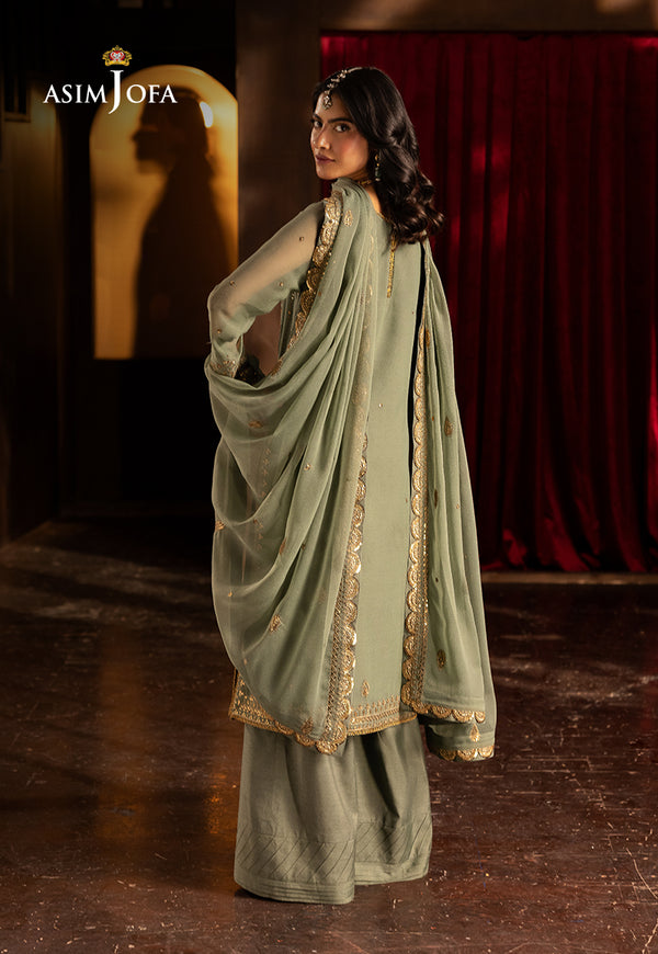 Asim Jofa | Festive Collection 25 | AJLF-07 - Official Asim Jofa - Agha Fabrics UK