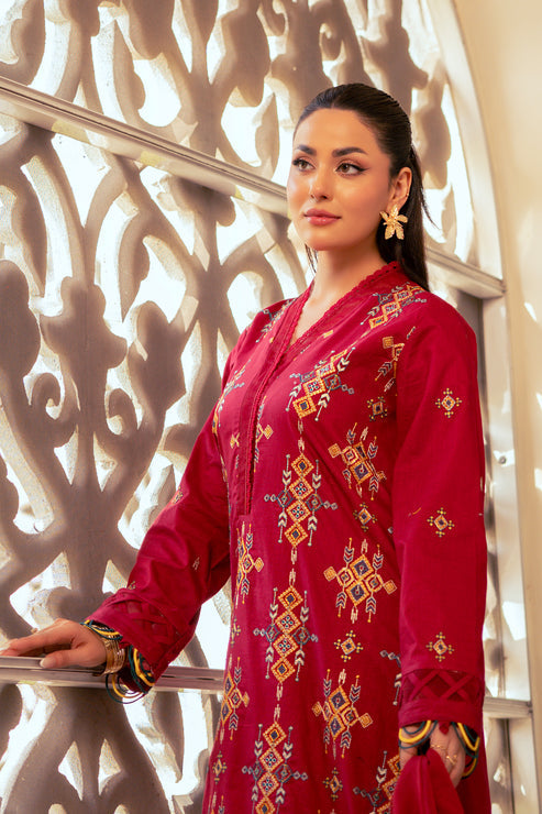 Kross Kulture | Luxury Baharaneh | Crimson KLX-00733