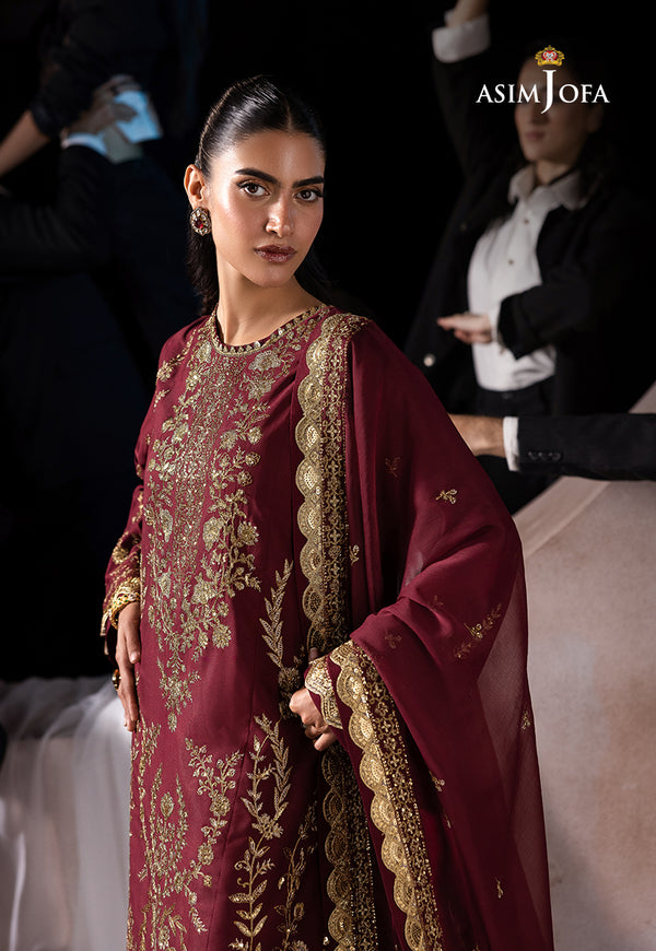 Asim Jofa | Festive Collection 25 | AJLF-02 - Official Asim Jofa - Agha Fabrics UK