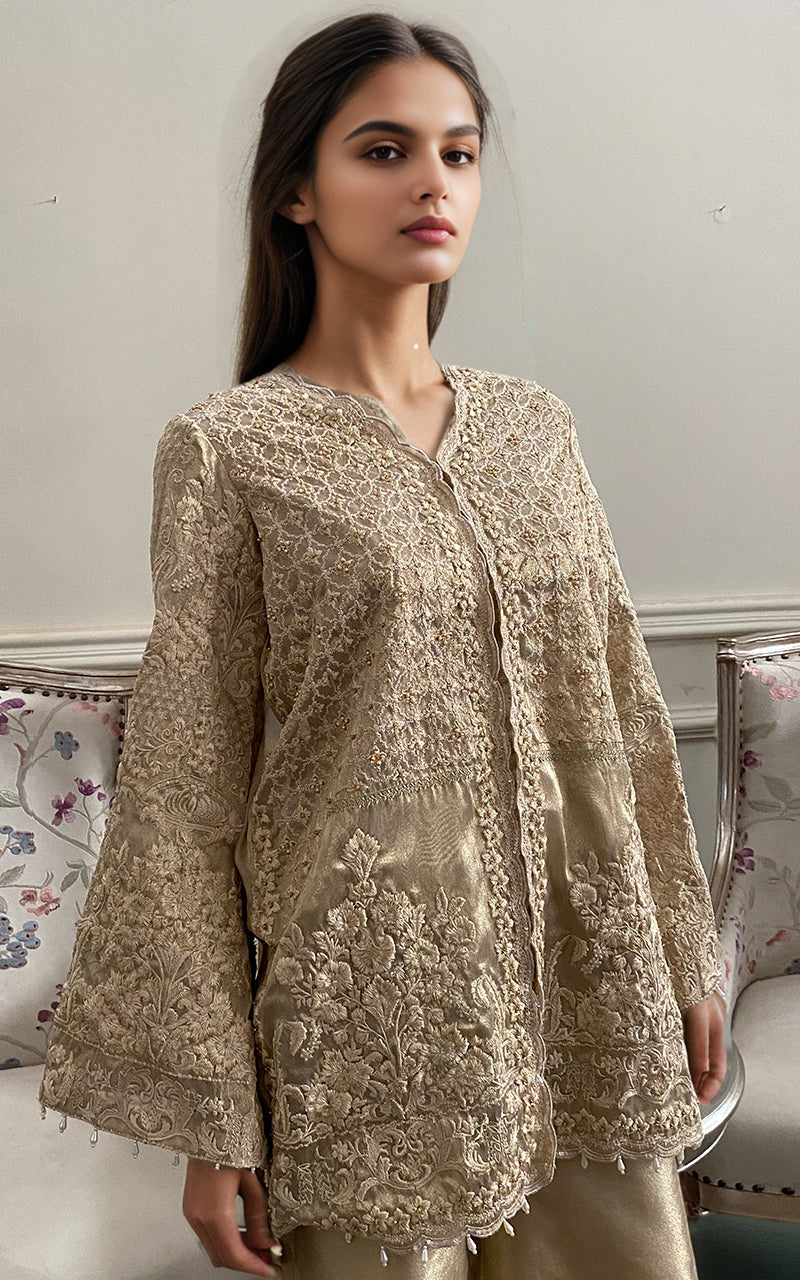 Threads and Motifs | Formal Dresses 25 | Embroidered Jacket With Trouser