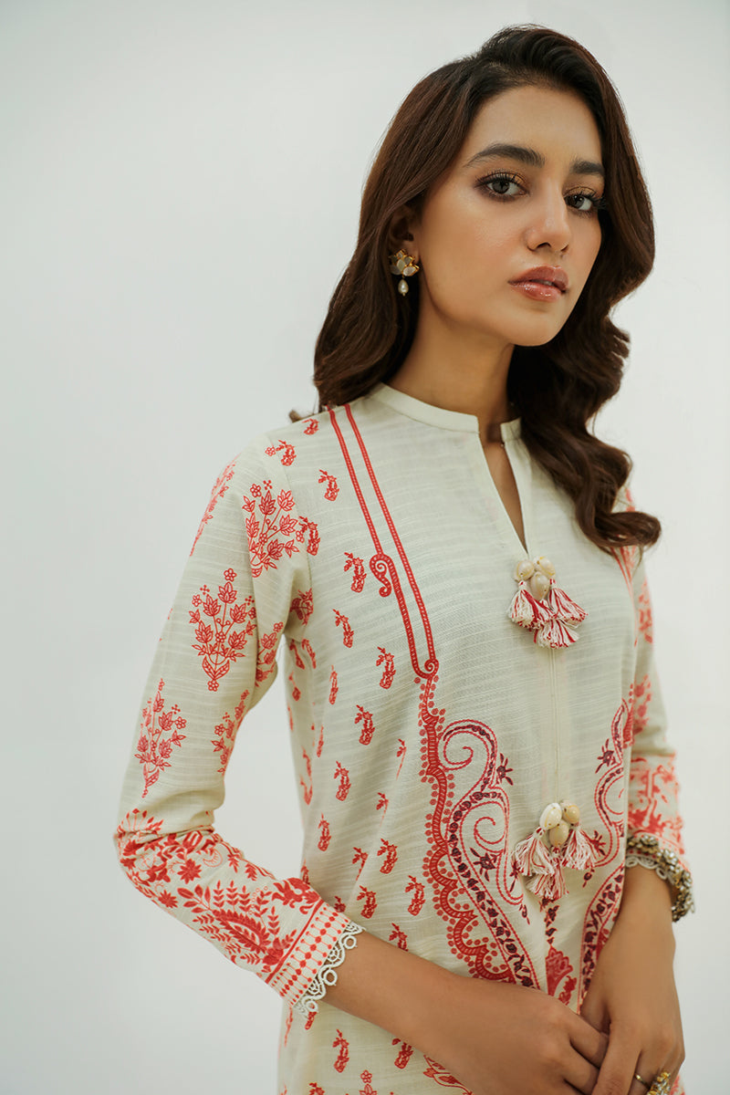 Cross Stitch | Daily Wear | CORAL GLINT - Official Cross Stitch - Agha Fabrics UK