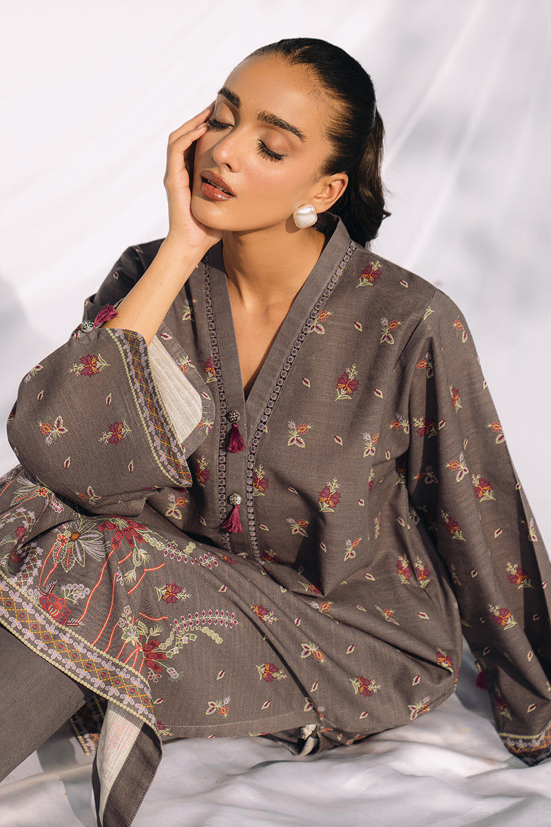 Cross Stitch | Daily Wear | CHARCOAL SKY - Official Cross Stitch - Agha Fabrics UK