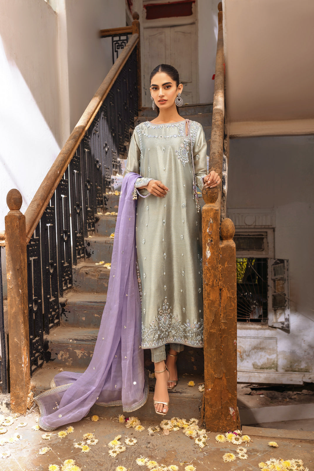 Sana Abbas | Wedding Formals | PISTACHIO - Official Sana Abbas - Agha Fabrics UK