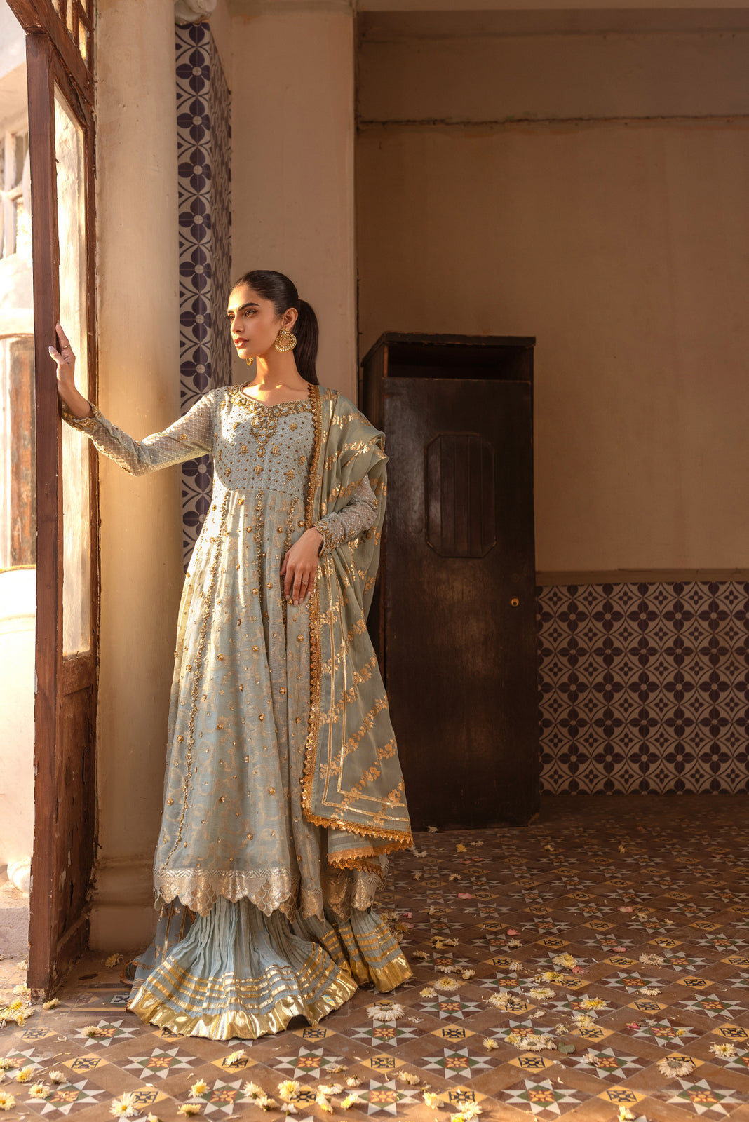 Sana Abbas | Wedding Formals | AZURE - Official Sana Abbas - Agha Fabrics UK