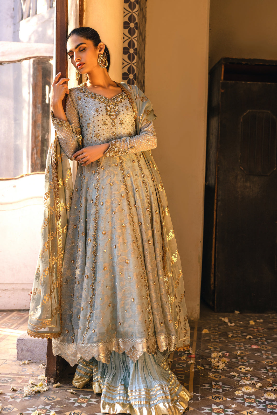 Sana Abbas | Wedding Formals | AZURE - Official Sana Abbas - Agha Fabrics UK