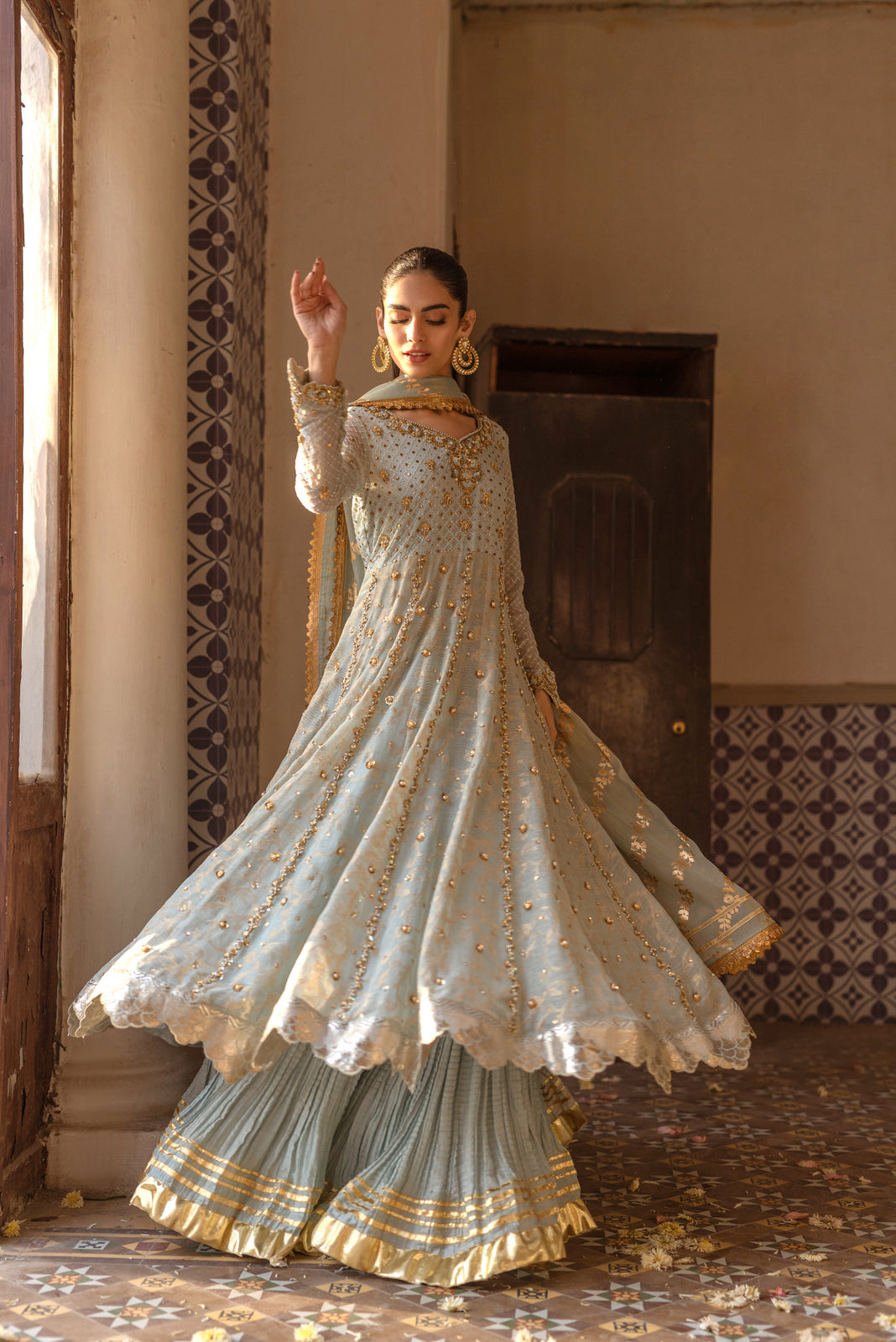 Sana Abbas | Wedding Formals | AZURE - Official Sana Abbas - Agha Fabrics UK