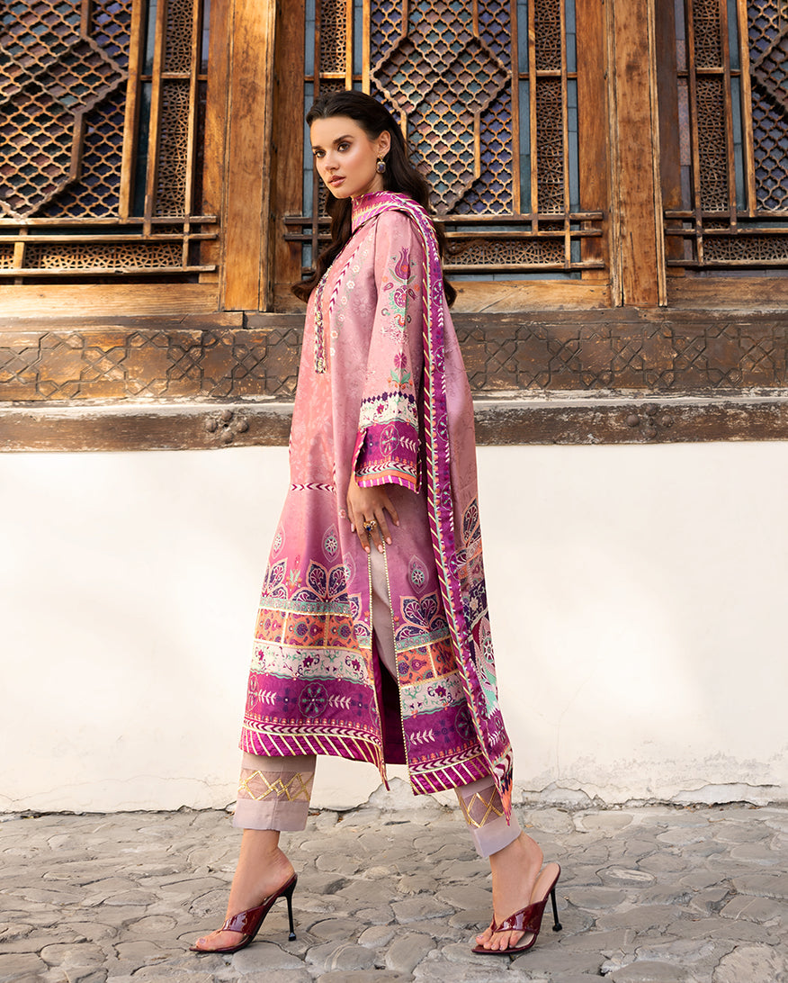 Mushq | Nirvana Printed Silk | Stella Song - Official Mushq - Agha Fabrics UK
