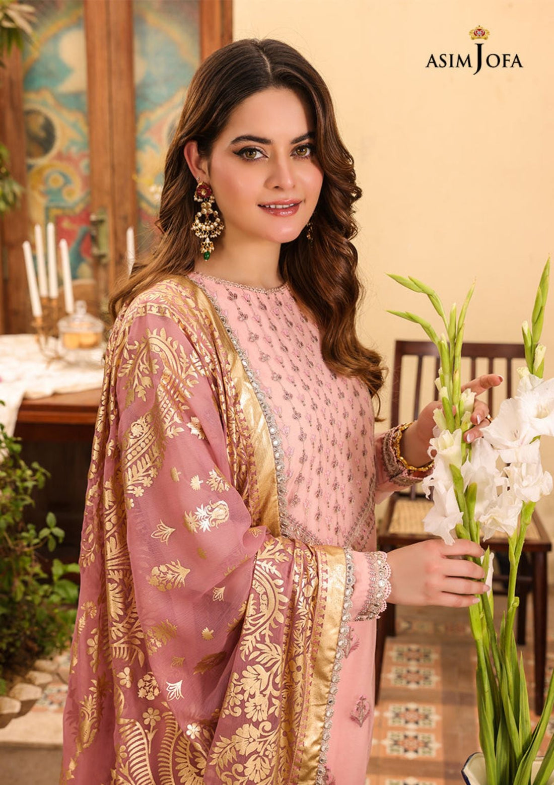 Lawn Collection - Asim Jofa - Zarq Barq - AJZB#3 - Official Asim Jofa - Agha Fabrics UK