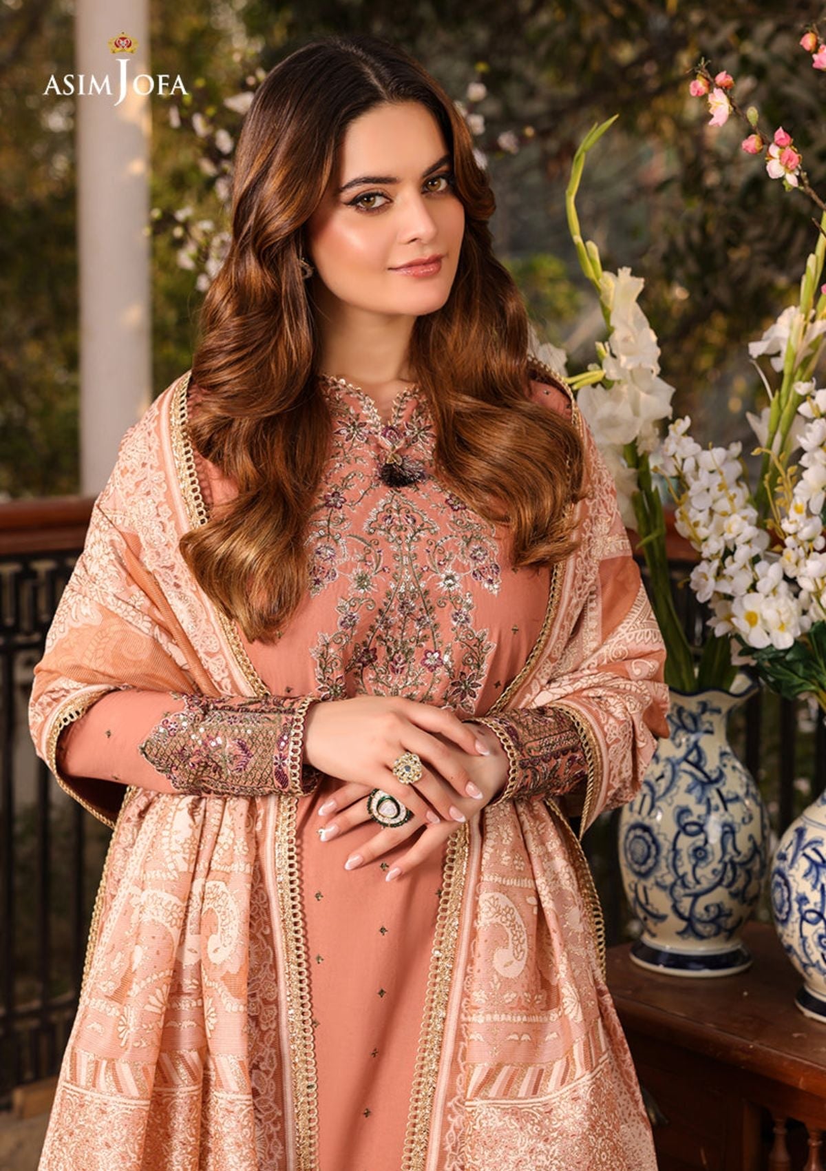 Lawn Collection - Asim Jofa - Zarq Barq - AJZB#23 - Official Asim Jofa - Agha Fabrics UK